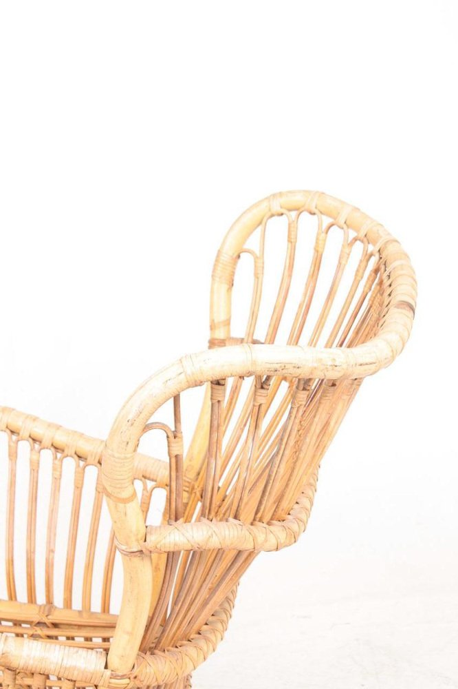 Lounge Chair in Bamboo by Tove and Edvard Kindt-Larsen