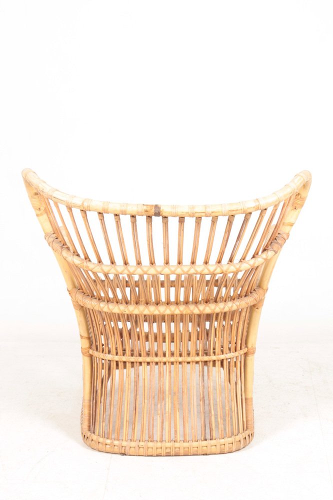 Lounge Chair in Bamboo by Tove and Edvard Kindt-Larsen