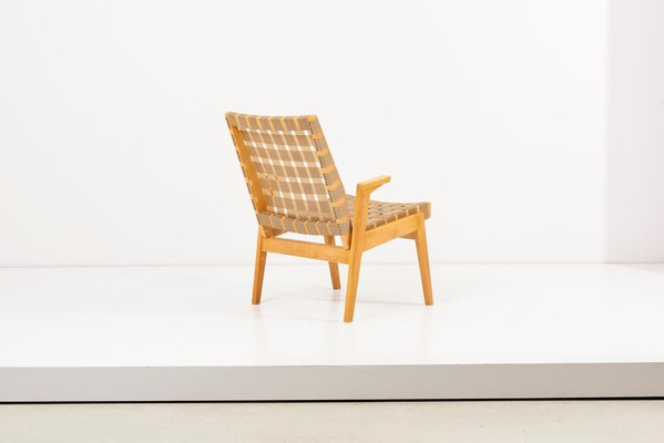 Lounge Chair in Dark Beige by Arden Riddle,1950s-SFD-994636