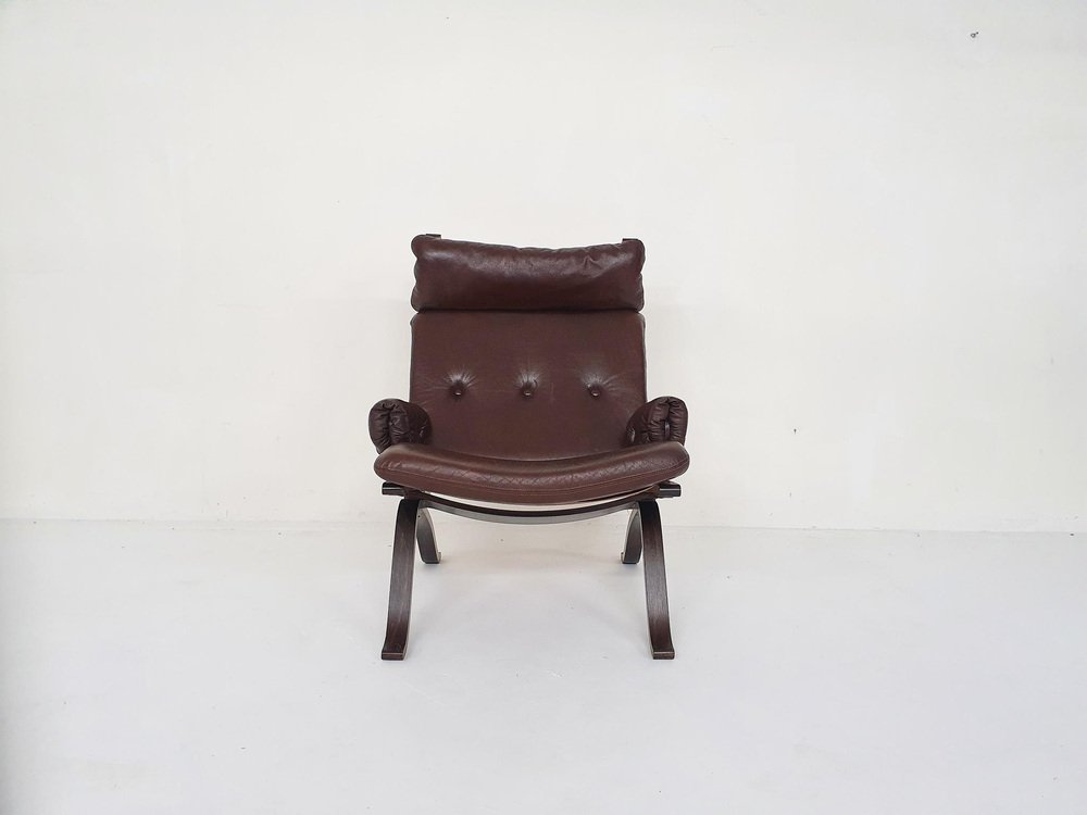 Lounge Chair in the Style of Ingmar Relling, Norway, 1970s