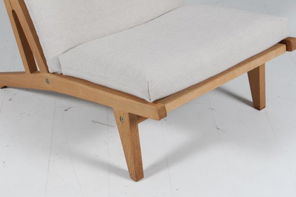 Lounge Chair Model Ge-375 attributed to Hans J. Wegner for Getama, 1960s, Set of 2-HJB-2042240