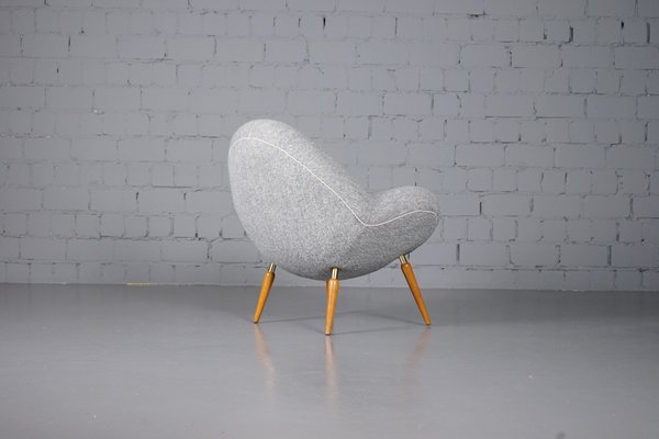 Lounge Chair with Dedar Boucle Fabric by Fritz Neth for Correcta, 1950s-XNJ-993889