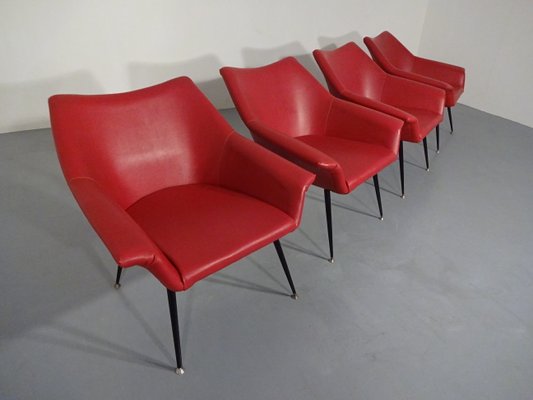 Lounge Chairs, 1960s, Set of 4-RDW-604821