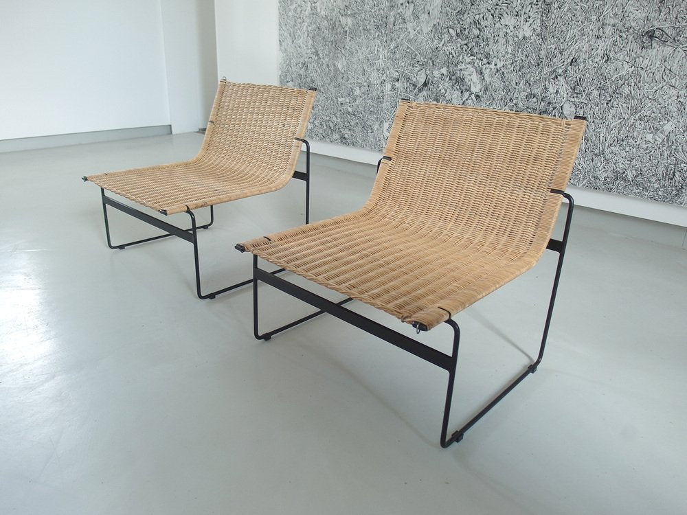 Lounge Chairs attributed to Gregorio Vicente Cortes and Luis Onsurbe for Metz & Co, 1961, Set of 2