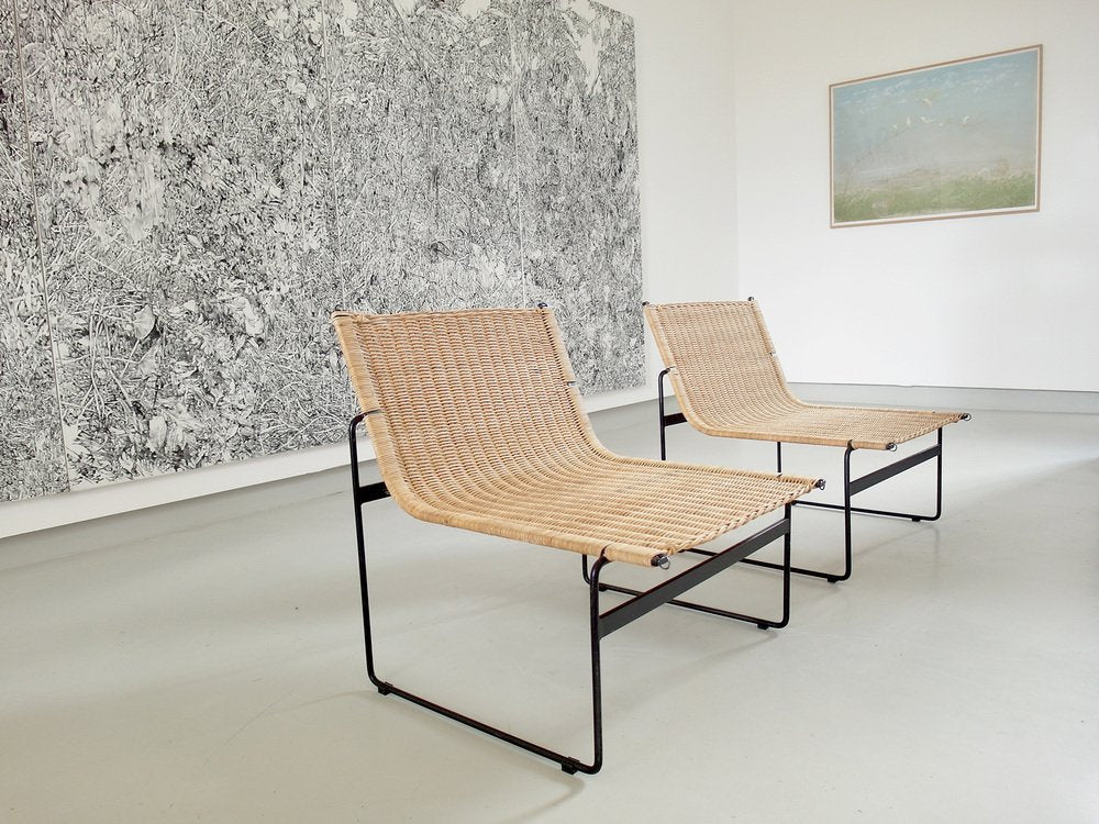 Lounge Chairs attributed to Gregorio Vicente Cortes and Luis Onsurbe for Metz & Co, 1961, Set of 2