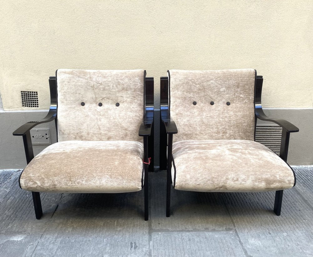 Lounge Chairs attributed to Mario Bellini for Rinascente, Italy, 1960s, Set of 2