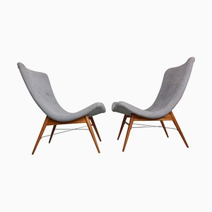 Lounge Chairs attributed to Miroslav Navratil, 1959s, Set of 2-DT-2026109