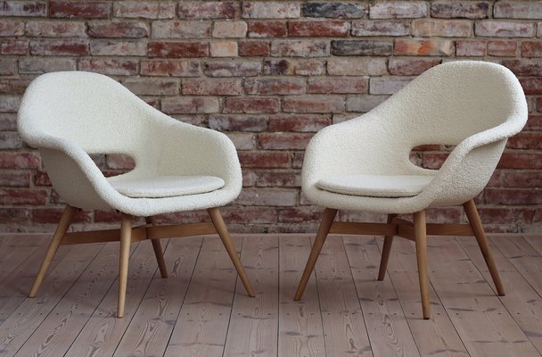 Lounge Chairs attributed to Miroslav Navratil, Czech Republic, 1950s, Set of 2-MJR-1765056