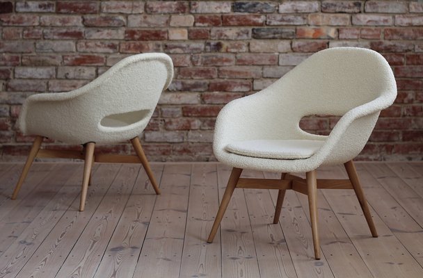 Lounge Chairs attributed to Miroslav Navratil, Czech Republic, 1950s, Set of 2-MJR-1765056