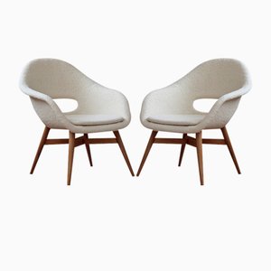 Lounge Chairs attributed to Miroslav Navratil, Czech Republic, 1950s, Set of 2-MJR-1765056