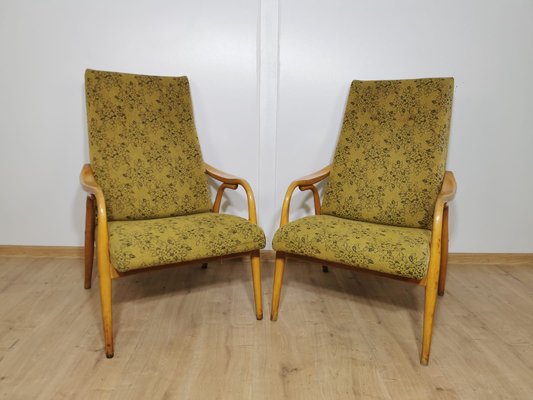 Lounge Chairs by Antonin Suman for Ton, Set of 2-QJA-1196005