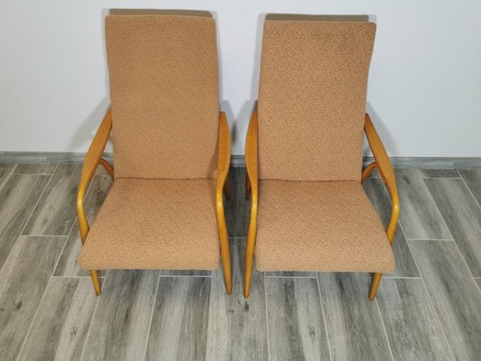 Lounge Chairs by Antonin Suman for Ton, Set of 2-QJA-1312190