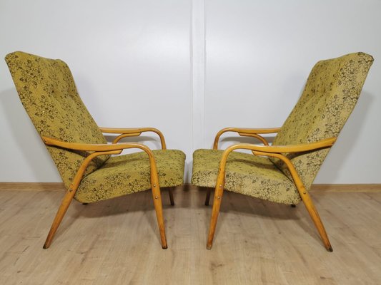 Lounge Chairs by Antonin Suman for Ton, Set of 2-QJA-1196005