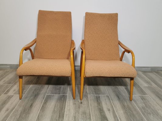 Lounge Chairs by Antonin Suman for Ton, Set of 2-QJA-1312190