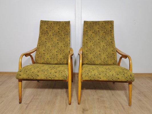 Lounge Chairs by Antonin Suman for Ton, Set of 2-QJA-1196005