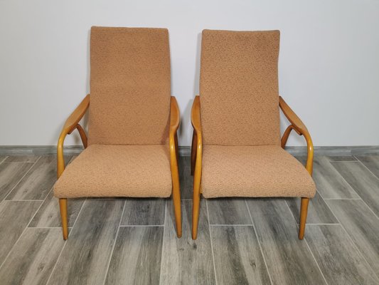 Lounge Chairs by Antonin Suman for Ton, Set of 2-QJA-1312190