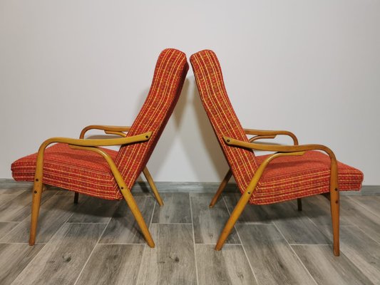 Lounge Chairs by Antonin Suman for Ton, Set of 2-QJA-1317845