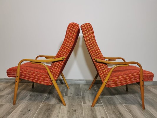 Lounge Chairs by Antonin Suman for Ton, Set of 2-QJA-1317845