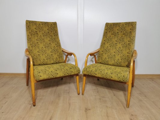 Lounge Chairs by Antonin Suman for Ton, Set of 2-QJA-1196005