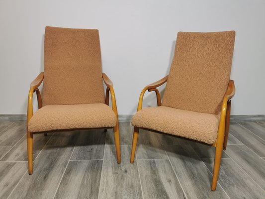 Lounge Chairs by Antonin Suman for Ton, Set of 2-QJA-1312190