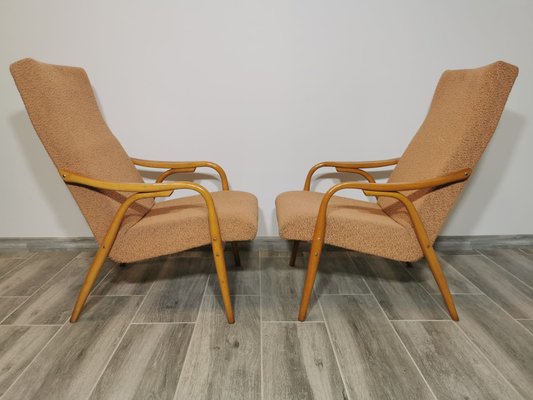 Lounge Chairs by Antonin Suman for Ton, Set of 2-QJA-1312190