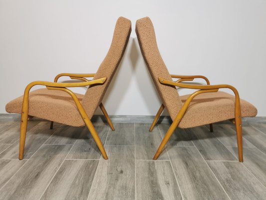 Lounge Chairs by Antonin Suman for Ton, Set of 2-QJA-1312190