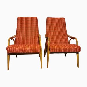 Lounge Chairs by Antonin Suman for Ton, Set of 2-QJA-1317845