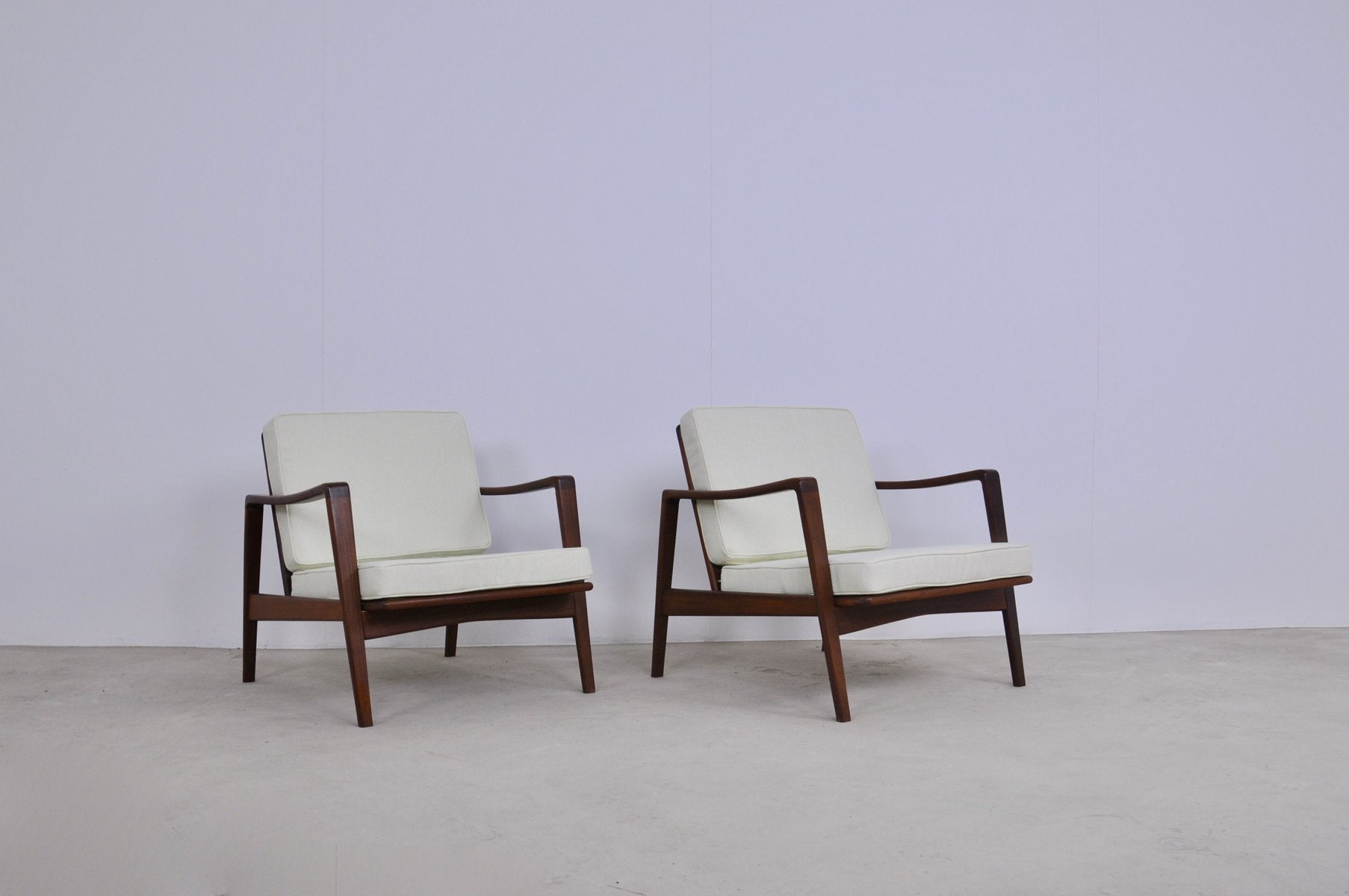 Lounge Chairs by Arne Wahl Iversen for Komfort, 1950s, Set of 2