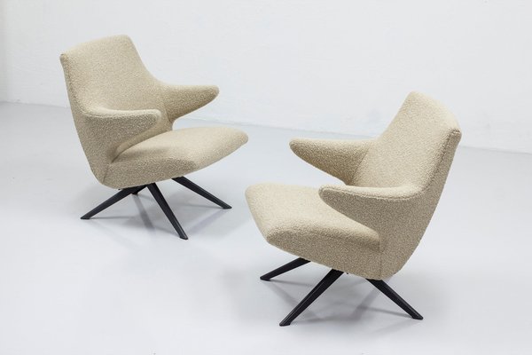 Lounge Chairs by Bengt Ruda for Nordiska Kompaniet, 1950s, Set of 2-KO-1736505