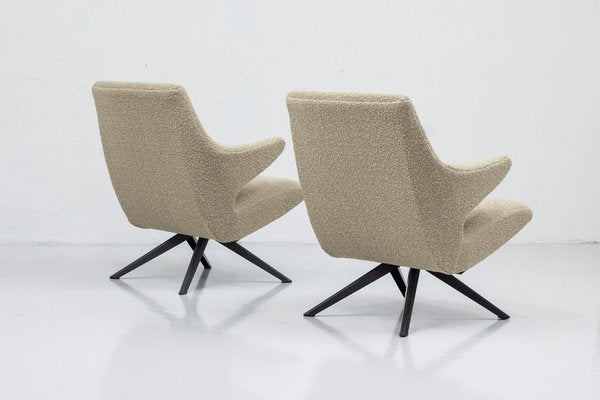 Lounge Chairs by Bengt Ruda for Nordiska Kompaniet, 1950s, Set of 2-KO-1736505