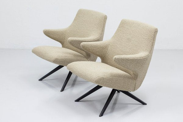 Lounge Chairs by Bengt Ruda for Nordiska Kompaniet, 1950s, Set of 2-KO-1736505