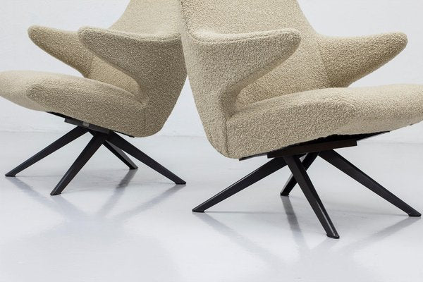 Lounge Chairs by Bengt Ruda for Nordiska Kompaniet, 1950s, Set of 2-KO-1736505