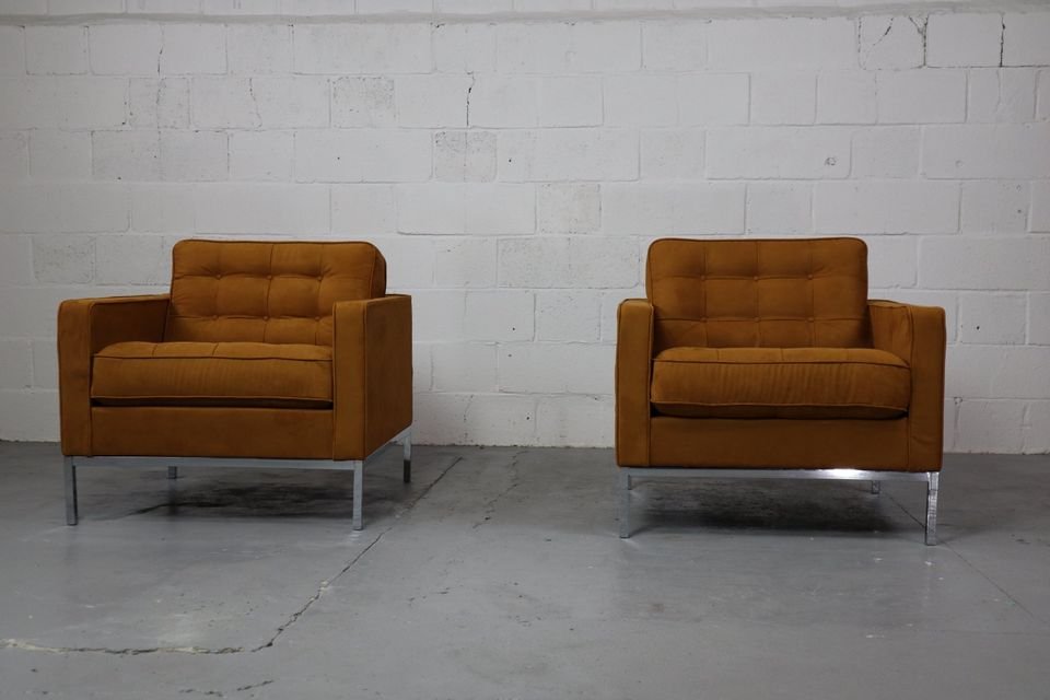 Lounge Chairs by Florence Knoll Bassett for Knoll International, 1970s, Set of 2