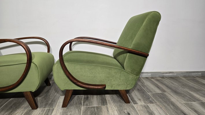 Lounge Chairs by Jindrich Halabala, 1940s, Set of 2-QJA-2034756