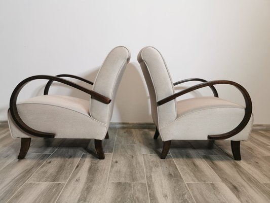 Lounge Chairs by Jindrich Halabala, 1940s, Set of 2-QJA-1731770