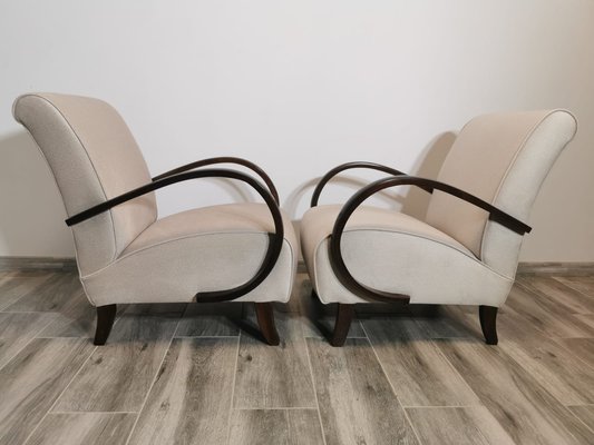 Lounge Chairs by Jindrich Halabala, 1940s, Set of 2-QJA-1731770