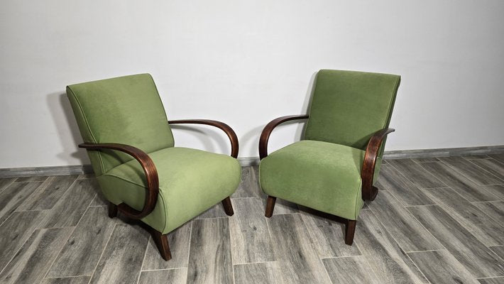 Lounge Chairs by Jindrich Halabala, 1940s, Set of 2-QJA-2034756