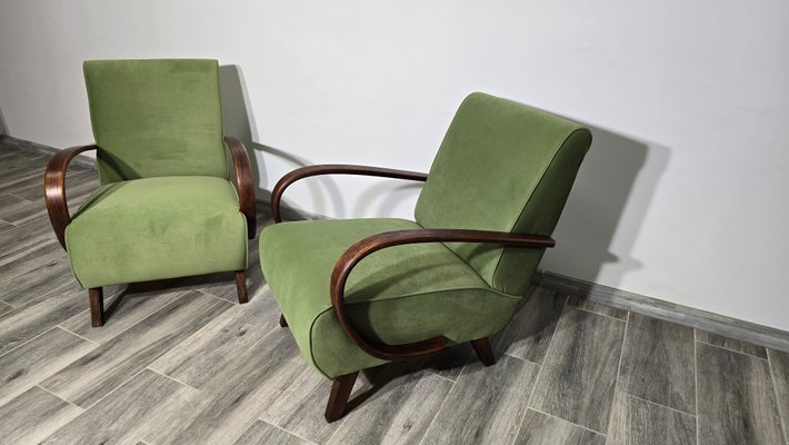 Lounge Chairs by Jindrich Halabala, 1940s, Set of 2-QJA-2034756