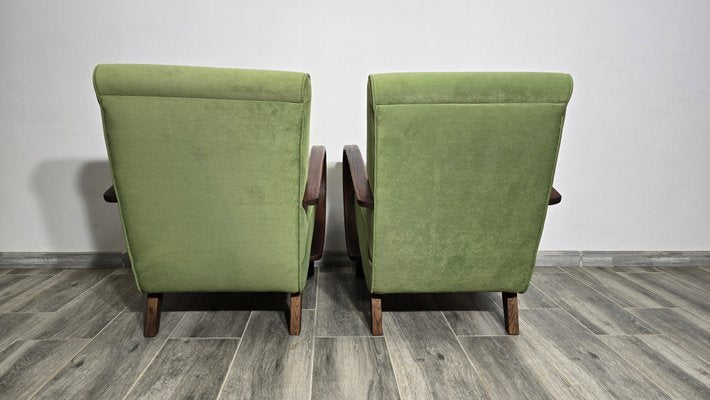 Lounge Chairs by Jindrich Halabala, 1940s, Set of 2-QJA-2034756