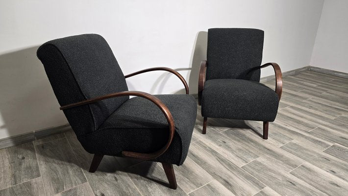 Lounge Chairs by Jindrich Halabala, 1940s, Set of 2-QJA-2034777