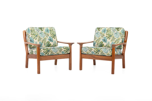 Lounge Chairs by Juul Kristensen for Glostrup Møbelfabrik, Denmark, 1960s, 1970s, Set of 2