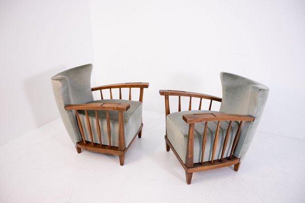 Lounge Chairs by Maurizio Tempestini, 1950s, Set of 2-RCE-841237