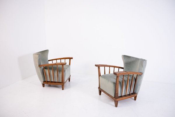 Lounge Chairs by Maurizio Tempestini, 1950s, Set of 2-RCE-841237