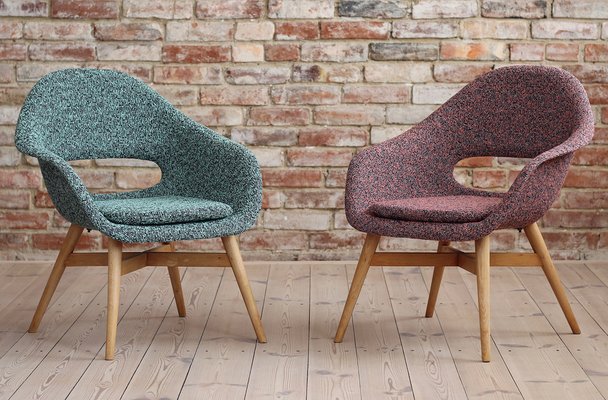 Lounge Chairs by Miroslav Navrátil, Czech Republic, 1950s, Set of 2-MJR-1264198