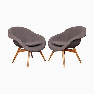 Lounge Chairs by Miroslav Navratil for Vertex, 1960s, Set of 2-DAD-877544