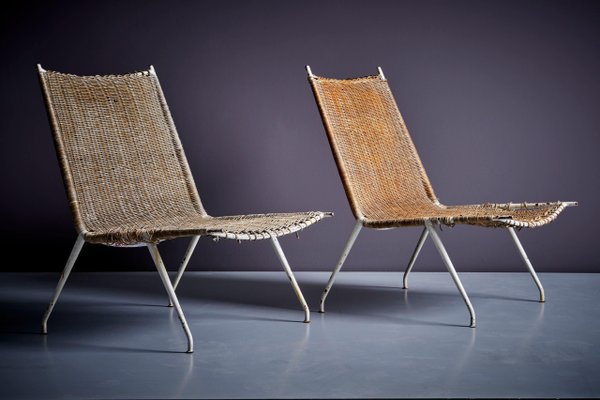 Lounge Chairs by Raoul Guys for Airborne, France, 1950s, Set of 2-SFD-1784702