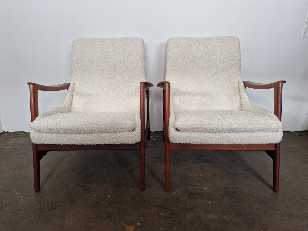 Lounge Chairs by Rolf Rastad & Adolf Relling for Dokka Möbler, 1950s, Set of 2