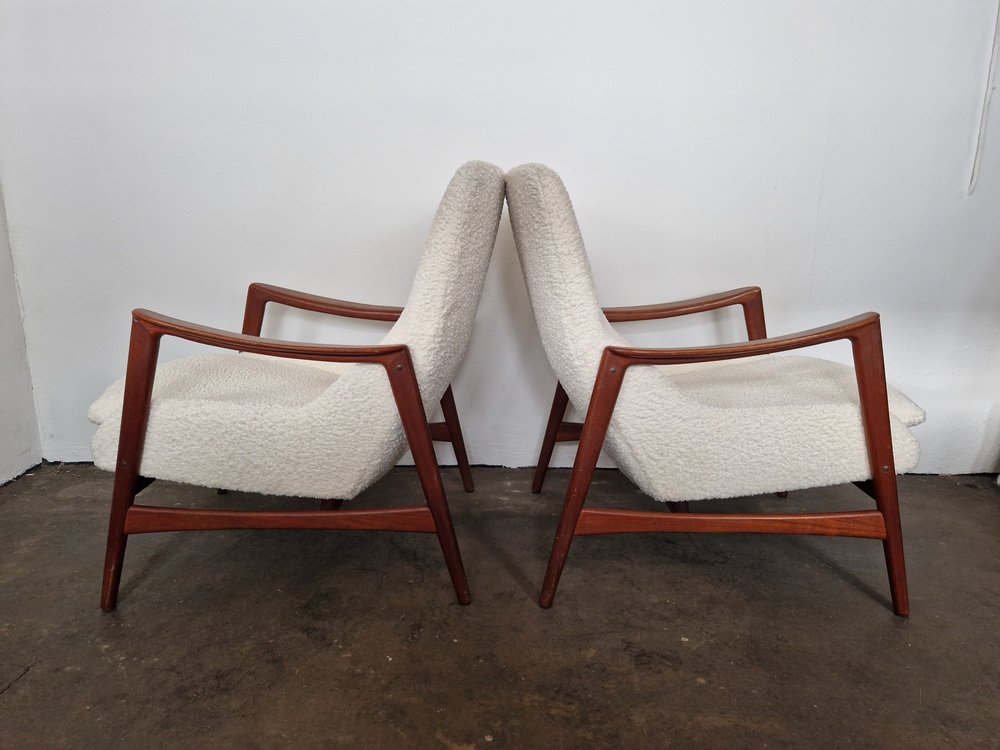 Lounge Chairs by Rolf Rastad & Adolf Relling for Dokka Möbler, 1950s, Set of 2