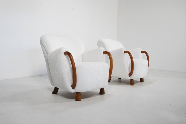 Lounge Chairs by Viggo Boesen for Slagelse Møbelværk, 1930s, Set of 2-TEA-1643596