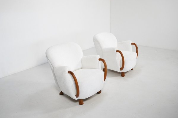 Lounge Chairs by Viggo Boesen for Slagelse Møbelværk, 1930s, Set of 2-TEA-1643596